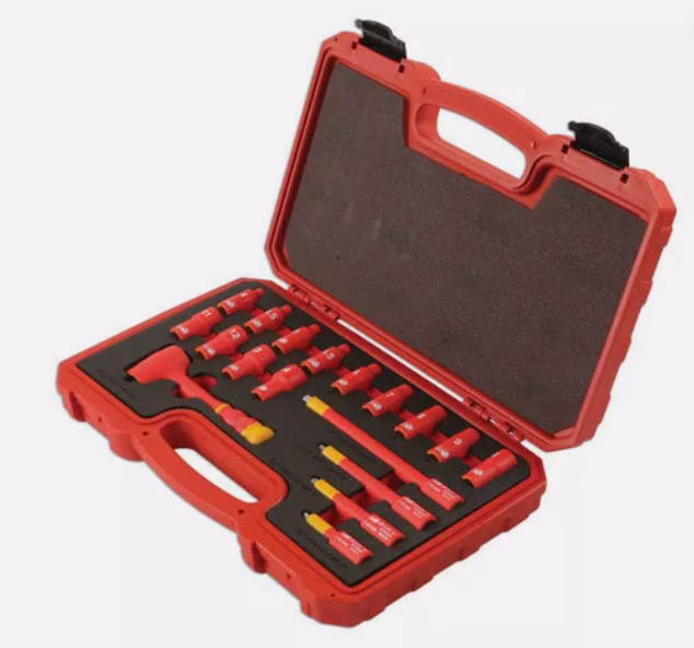 Laser 6145 18 Piece 1/4" Drive Insulated Socket Set