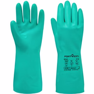 Portwest A810 Nitrosafe Nitrile Chemical Resistant Gauntlet Gloves